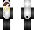 panda chibi with face on bottom