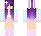 purple bunny girl