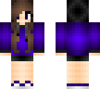 purple hoodie girl
