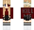 pvp girl with bloody eye