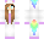 rainbow cat girl
