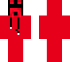 red creper puppet