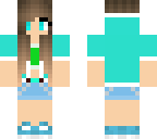 turquoise runner girl