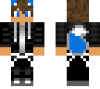 wolf boy blue fur with a thing