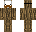 wood camo with mustache mask