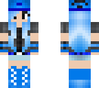 blue girl
