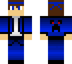 blue karate guy
