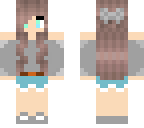 brunette summer girl