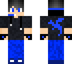 casual blue dragon gamer