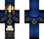 cloaked girl