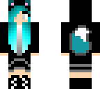 cute blue wolf girl