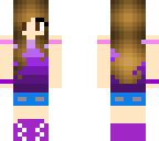 faded purple shirt girl