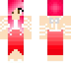 fancy red and white dress