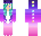 galaxy dino girl