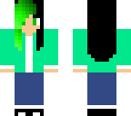 green hair girl