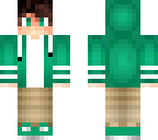 greenish hoodie boy