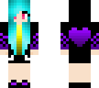 purple jacket girl