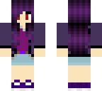 purple red girl