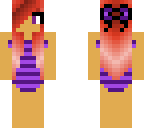 purple swimsuit