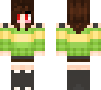teen chara with short hair