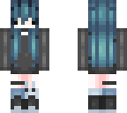 turquoise chibi