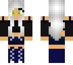 white haired girl