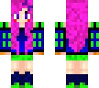 blue and green tardis gril