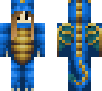 blue dragon girl