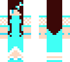 blue dressed girl