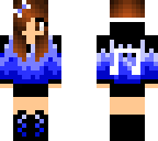 blue flame music girl