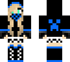 blue gamer girl