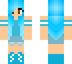 blue girl