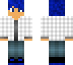 blue haired boy