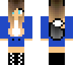 blue wolf girl