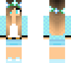 cute blue girl