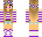 cute purple girl