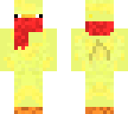 duck with scarf