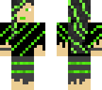 green punk girl