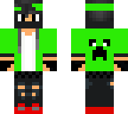 green t-shirt