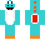 light-blue simple yoshi