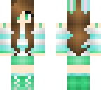 mint bunny girl