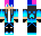 pink and blue