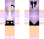 pretty purple hair girl