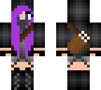purple haired huntress
