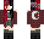 red and black