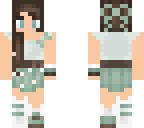 skin trade with leia111 -girly mint outfit