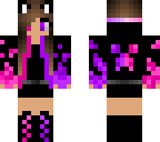 super cool pink and purple girl