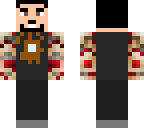 tony stark wearing both arms of mark xlii