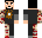 tony stark with right arm and leg of mark xlii