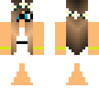 wedding dress with glasses